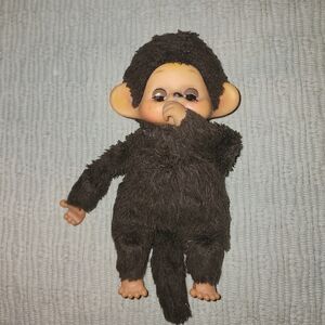 1970s Original Monchhichi i Stuffed monkey.  Shy